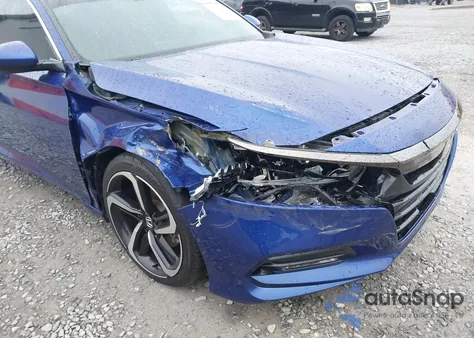 2018 Honda Accord Sport from USA, damaged, VIN 1HGCV1F3XJA062704